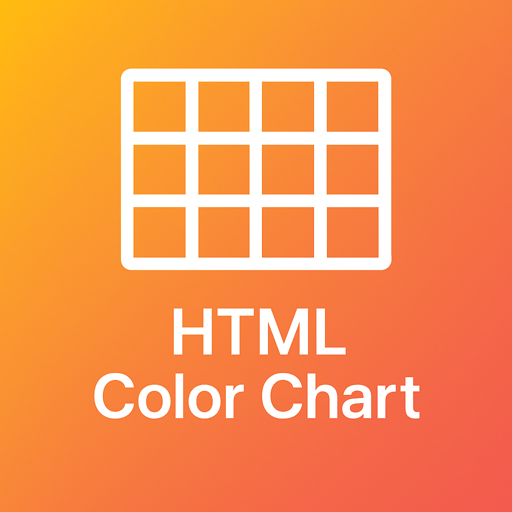 HTML Color Chart