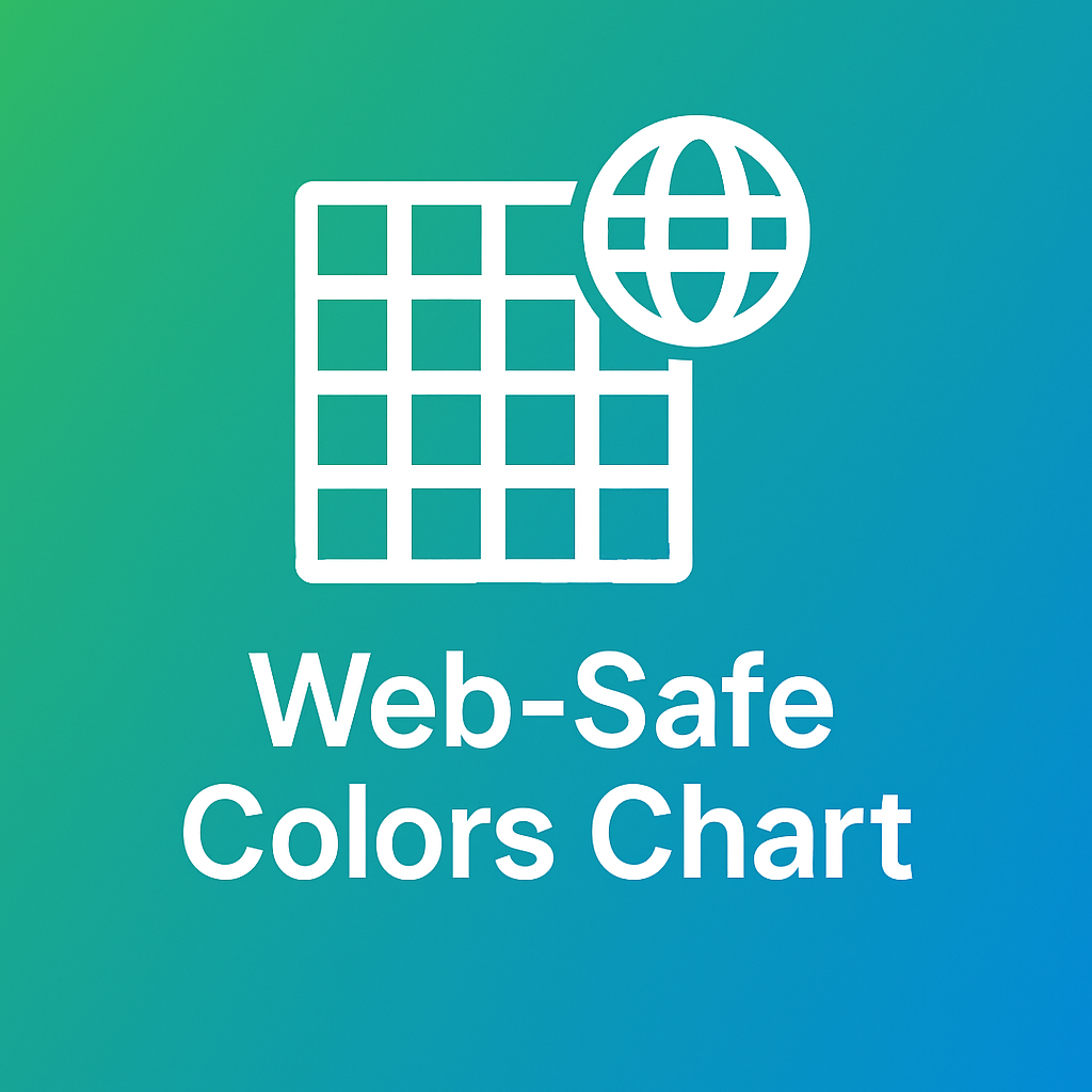 Web-Safe Colors Chart