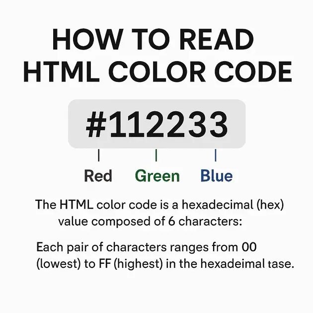 How to Read HTML Color Codes
